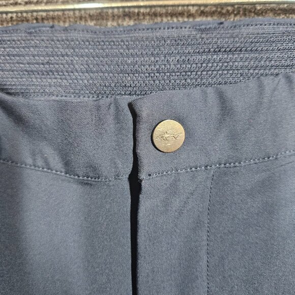 Men's Golf Pants 36x32 Navy 5-Pocket Performance Flat Front Greg Norman - Picture 3 of 10